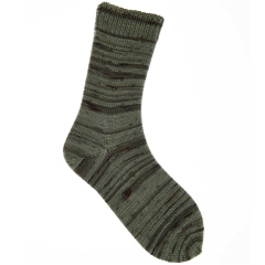 Superba Cashmeri Luxury Socks 4-fädig von Rico Design - Farbe 017 Oliv