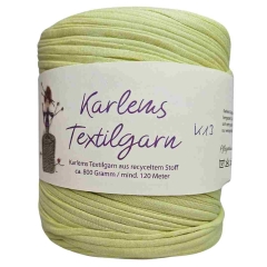 Karlems Textilgarn in Limetten-Gelb K13