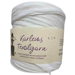 Karlems Textilgarn in Woll-Weiß K37