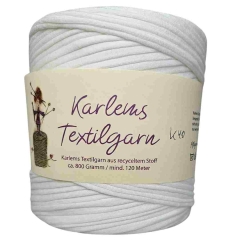 Karlems Textilgarn in Eierschalen-Weiß K40