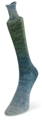 Watercolor Sock Farbe 101: Blau Grün von Laines du Nord – Sockenwolle