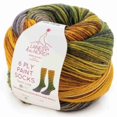 Paint Socks 6-fach Farbe 2 von Laines du Nord