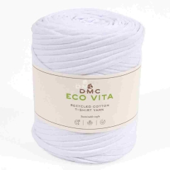 weiß - Eco Vita Recycled Cotton T-Shirt Yarn Partie 1505