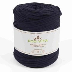 dunkelblau - Eco Vita Recycled Cotton T-Shirt Yarn Partie 1505