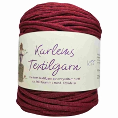 Karlems Textilgarn in Dunkelrot K55