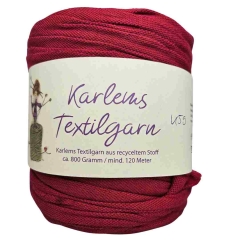 Karlems Textilgarn in Rot Polo Shirt Optik K59