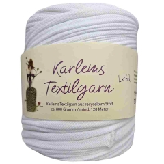 Karlems Textilgarn in Weiß Polo Shirt Optik K62