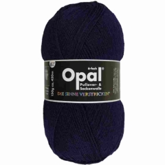 Opal Uni 6-fach 5302: marine Sockenwolle